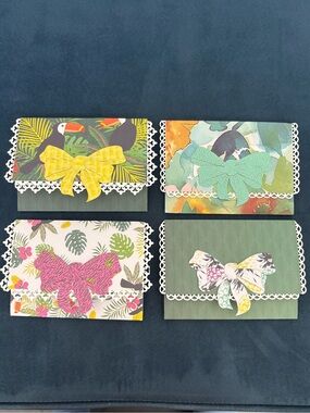 Bundle: handmade bow greeting cards